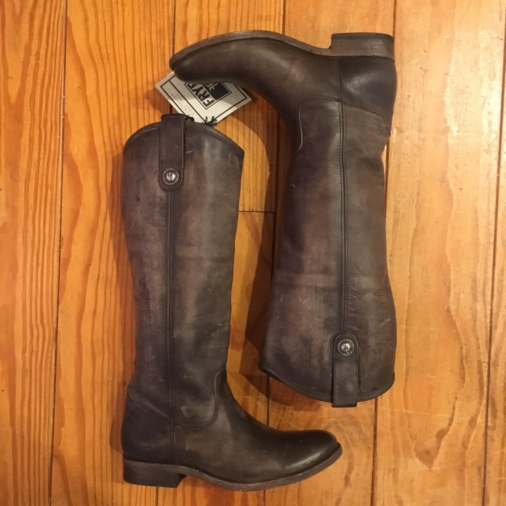 Frye Melissa Button-Antique Slate Washed. NWOT